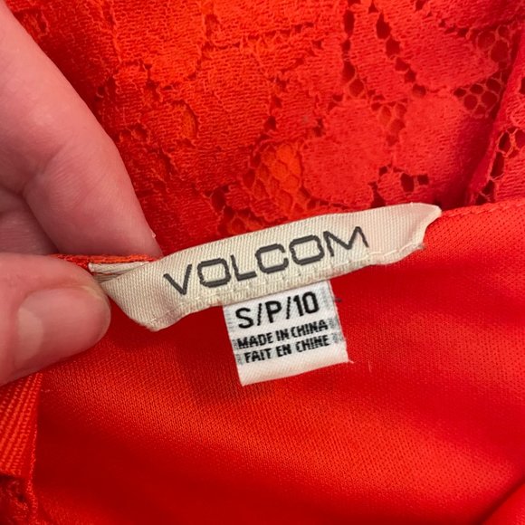 Volcom Orange Dress, Size S - Picture 7 of 7